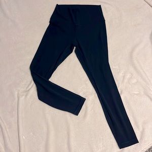 Lululemon Align 25" leggings size 6 navy blue